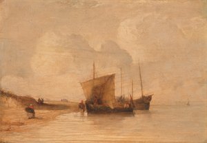 Normandy Coast by Richard Parkes Bonington